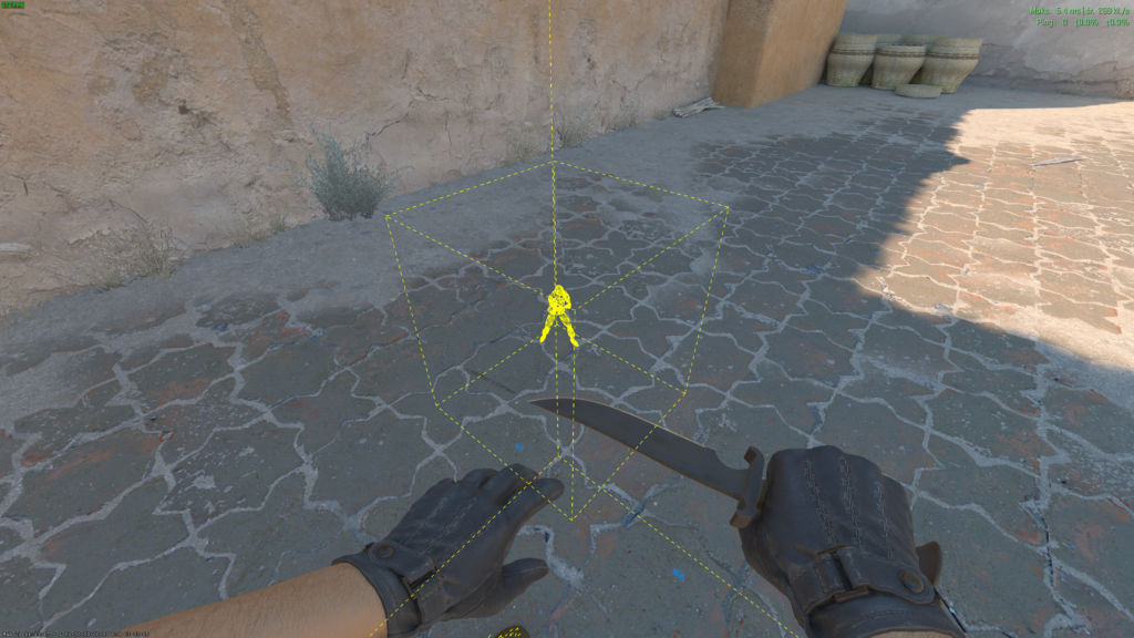 Tak wygląda działanie komendy r_aoproxy_show 1