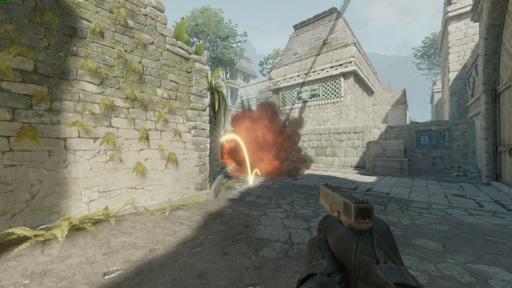 Szczegóły cząsteczek ustawione na niskie