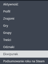 Ekwipunek steam - punkt 1