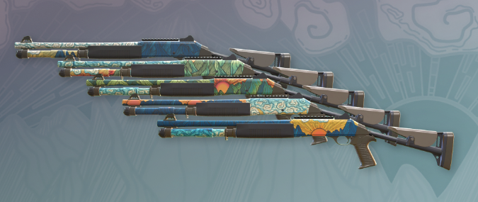 Przykłady patternów XM1014 | Solitude przedstawione przez Valve