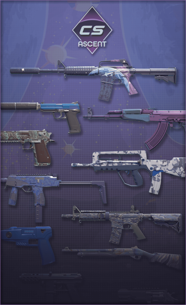 Kolekcja Ascent - wprowadzona w aktualizacji Spring Forward CS2, obrazek stworzony przez Valve