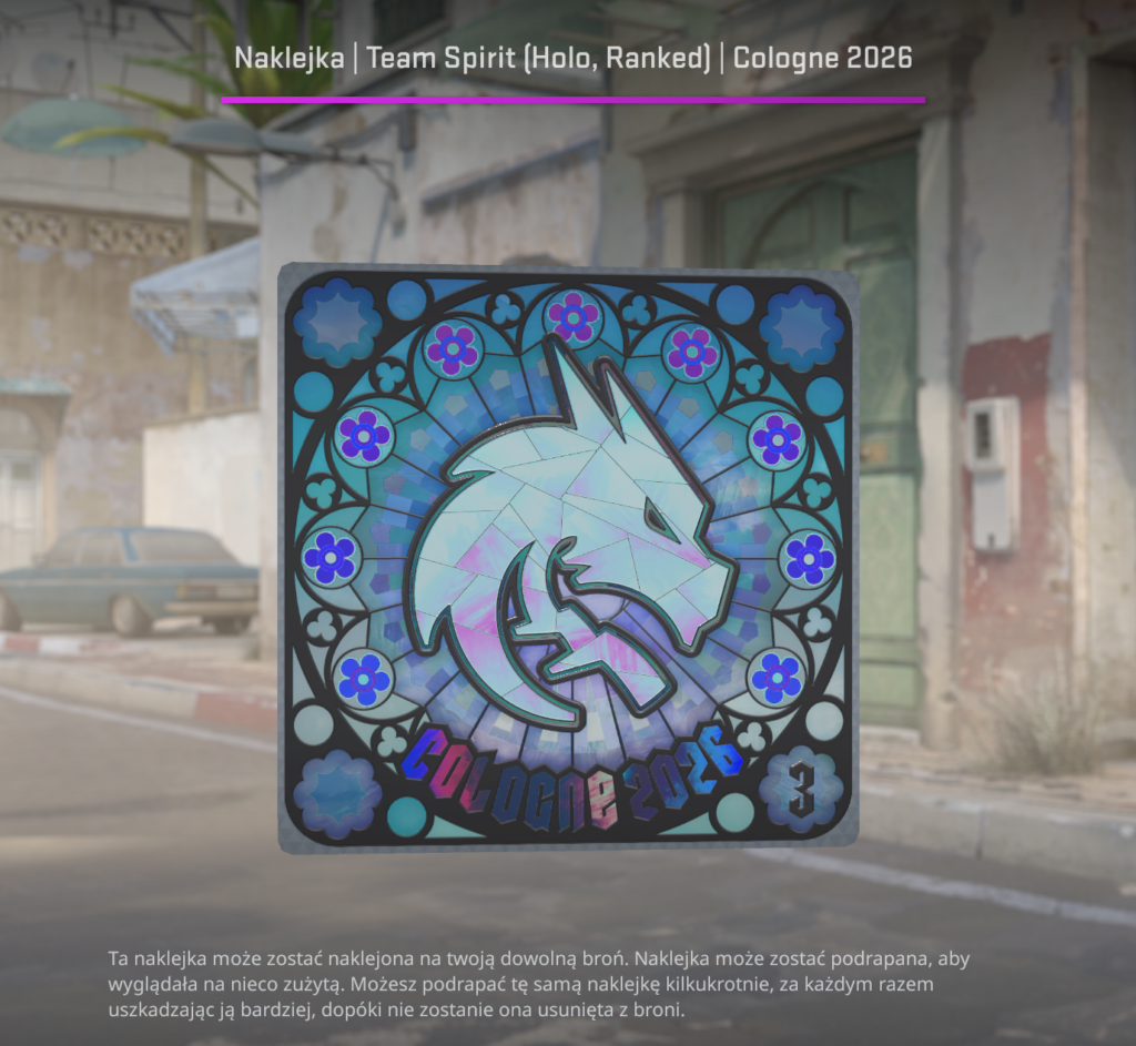 naklejka spirit